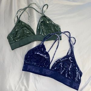 2 PINK Strappy Bras